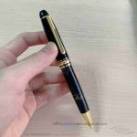 AAA Replica Montblanc Yellow Gold And Black Lacquer Ballpoint Pen - Only For Bitcoin Payment